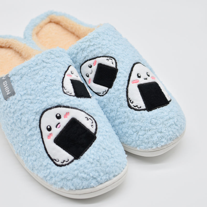 Fluffy Onigiri Slippers