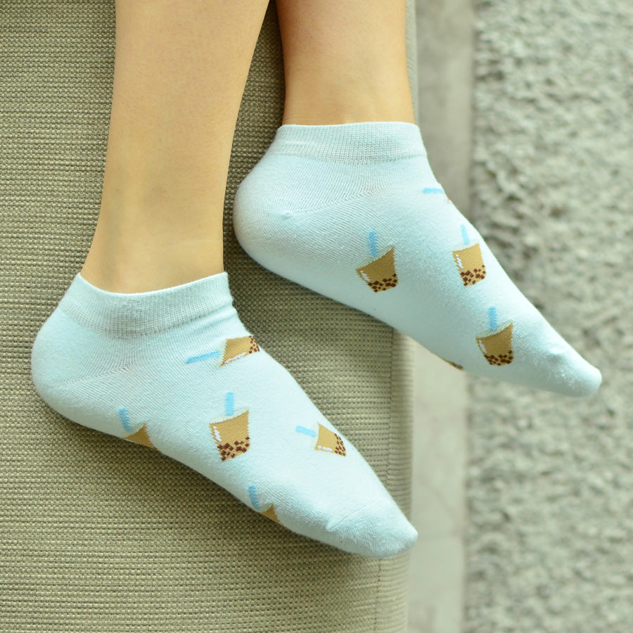 boba bubble tea cozy socks