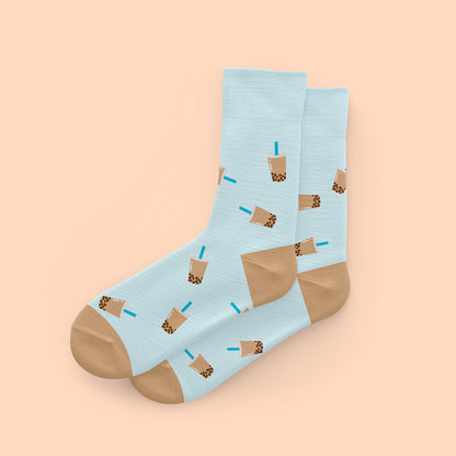 Cute Boba Bubble Tea Socks